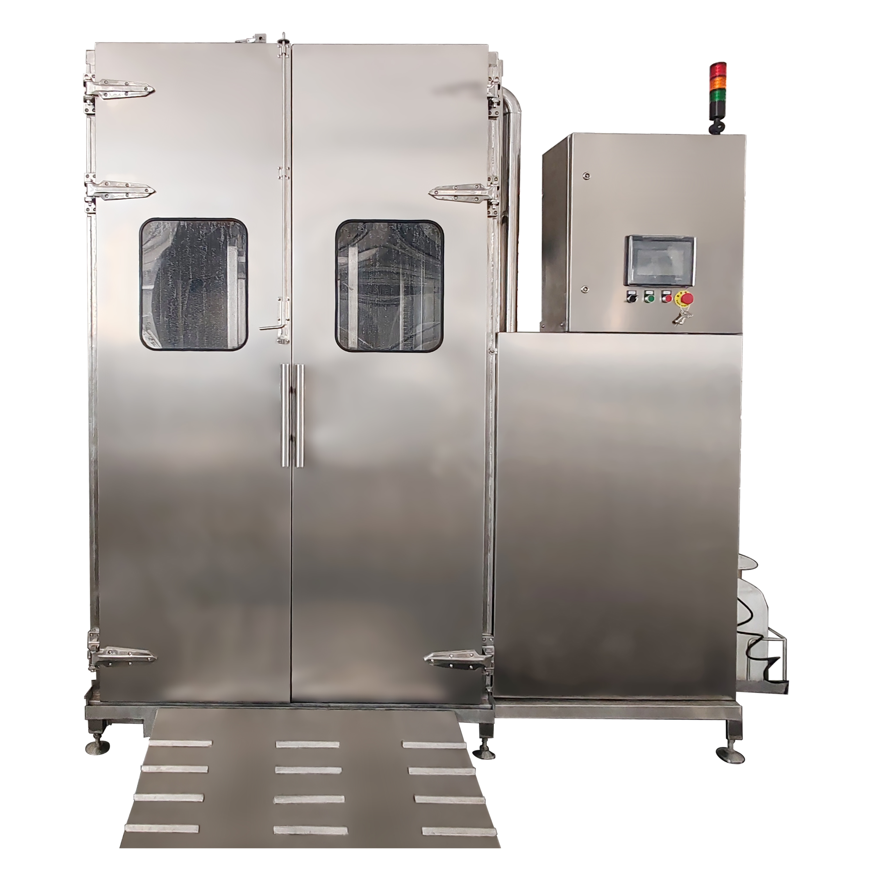 Food Factory Smoked Trolley Cart Washing Machine - High - Efficiency Cleaning And Disinfection Equipment 