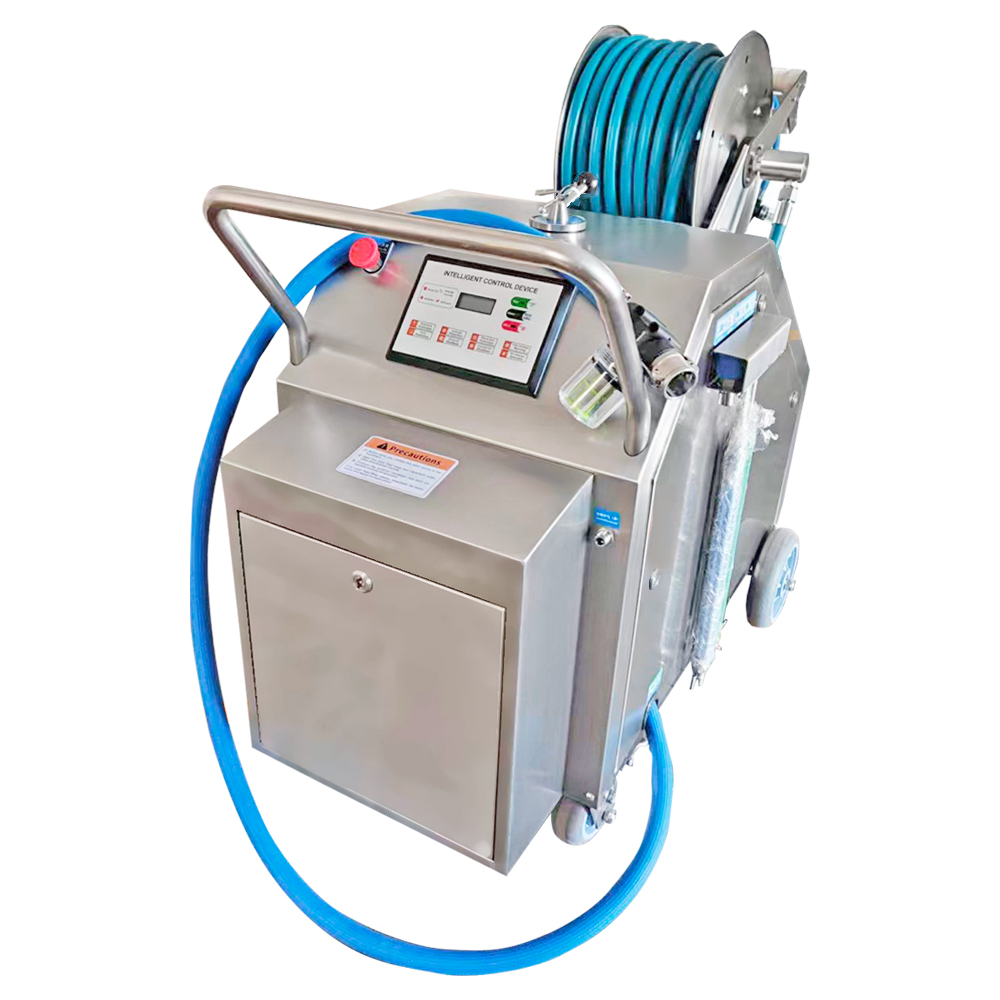 Professional Mobile Foam Cleaning & Sanitizing Machine | 304 Stainless Steel Frame | 3-in-1 High Pressure, Foam & Disinfection