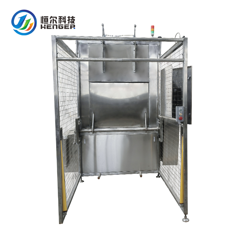 Henger 200L Meat Trolley Washing Machine - SUS304 Automatic High Pressure Sanitizer for Slaughterhouse