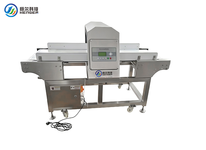 Food Metal Detector Conveyor Digital Fe1.0mm 500x150mm IP65 SUS304 HE-50-15 SD Henger Group