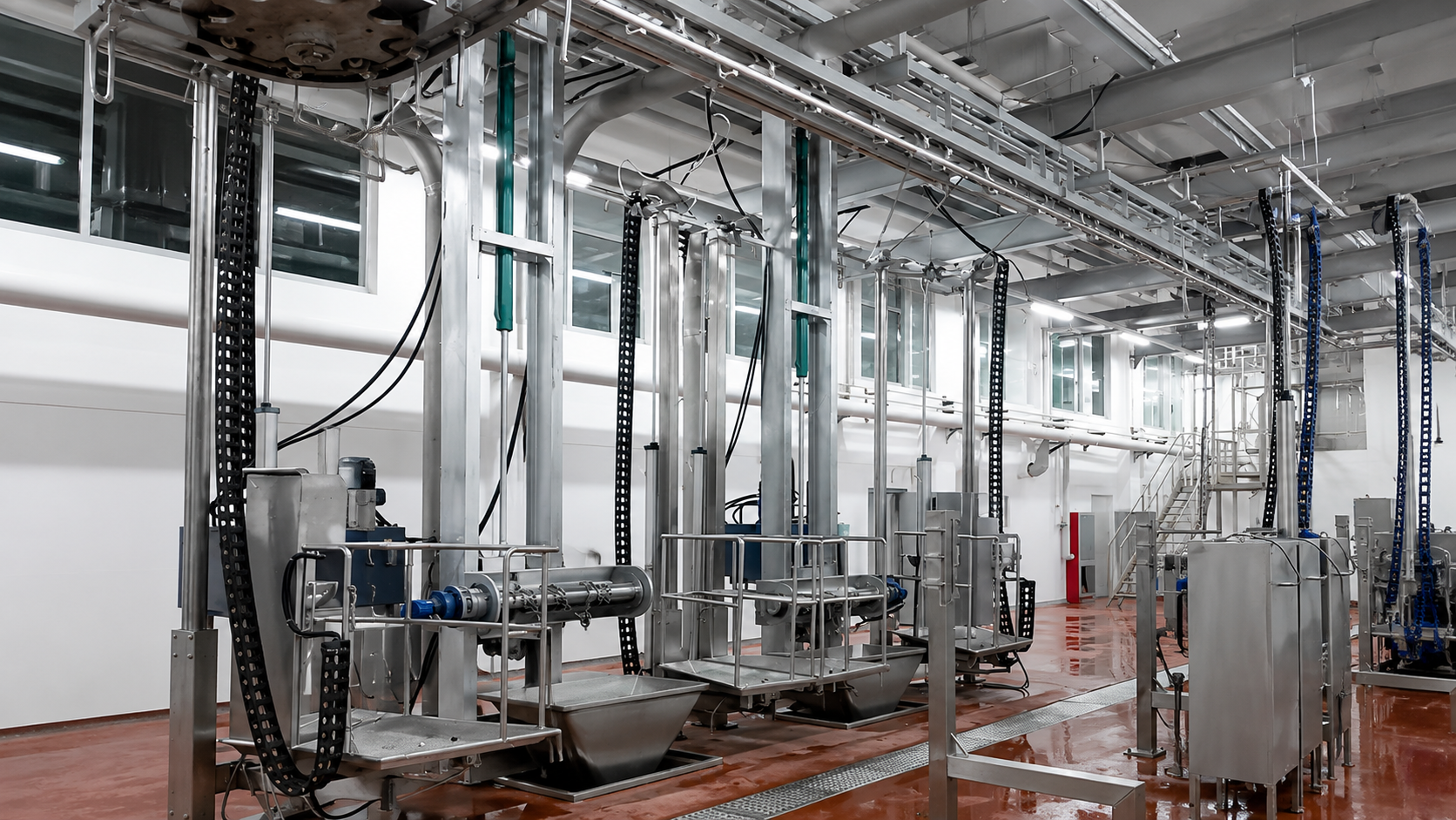 Automatic Cattle Splitting Saw and Carcass Dehiding Process