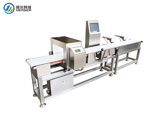Food Metal Detector Conveyor Digital Fe1.0mm 500x150mm IP65 SUS304 HE-50-15 SD Henger Group